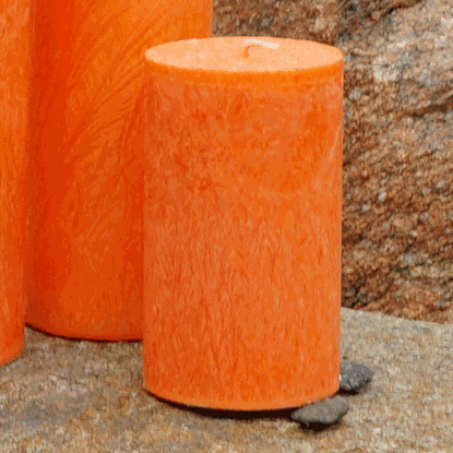 Bild på Spindelljus Orange 10 cm