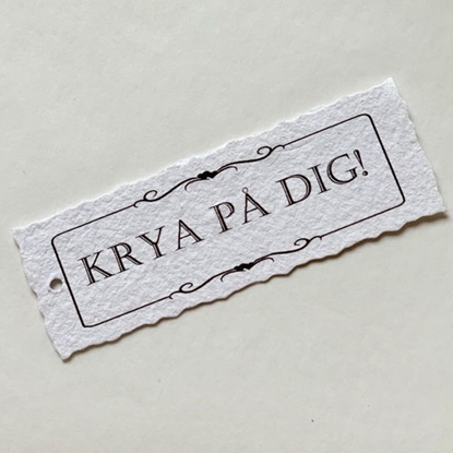 Bild på Litet kort till paketet - Krya på dig!