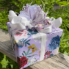 Bild på Paket Lila blommor och fjärilar
