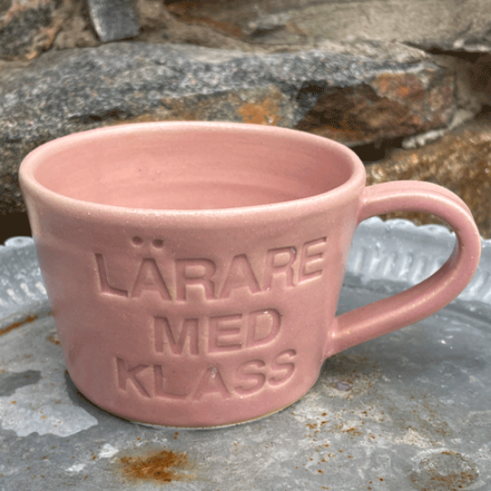 Bild på Kopp Lärare med klass Rosa