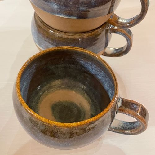 Timmervikens keramik tekopp drejad