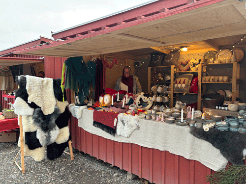 Julmarknad på Nolby gård