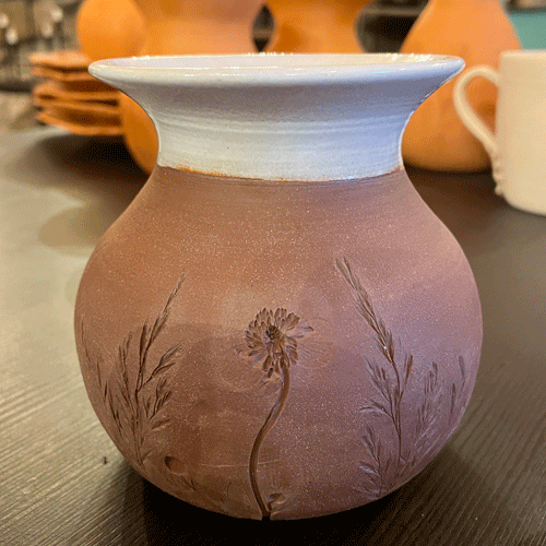 Timemrvikens keramik vas sommarminnen