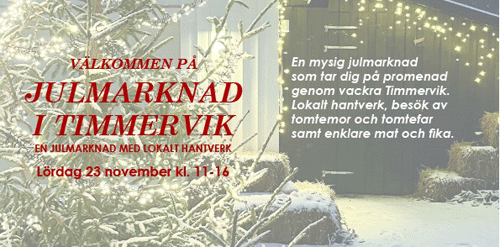 Julmarknad i Timmervik